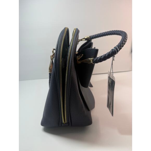 Like Dreams Women's Jenna Triple Compartment Bowtie Satchel Bag - Picture 3 of 6